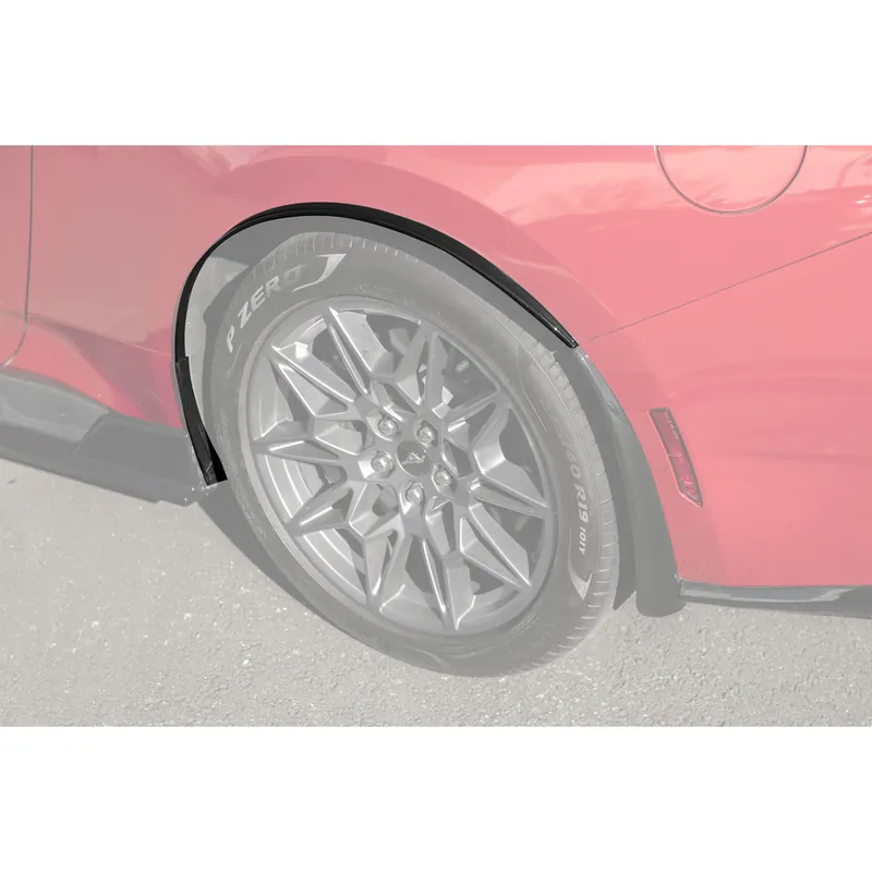 Seasonal Sale S650 Mustang XL Extended Package Rear Fender Flares, Gloss Black :: 2024-2026 Ford Mustang