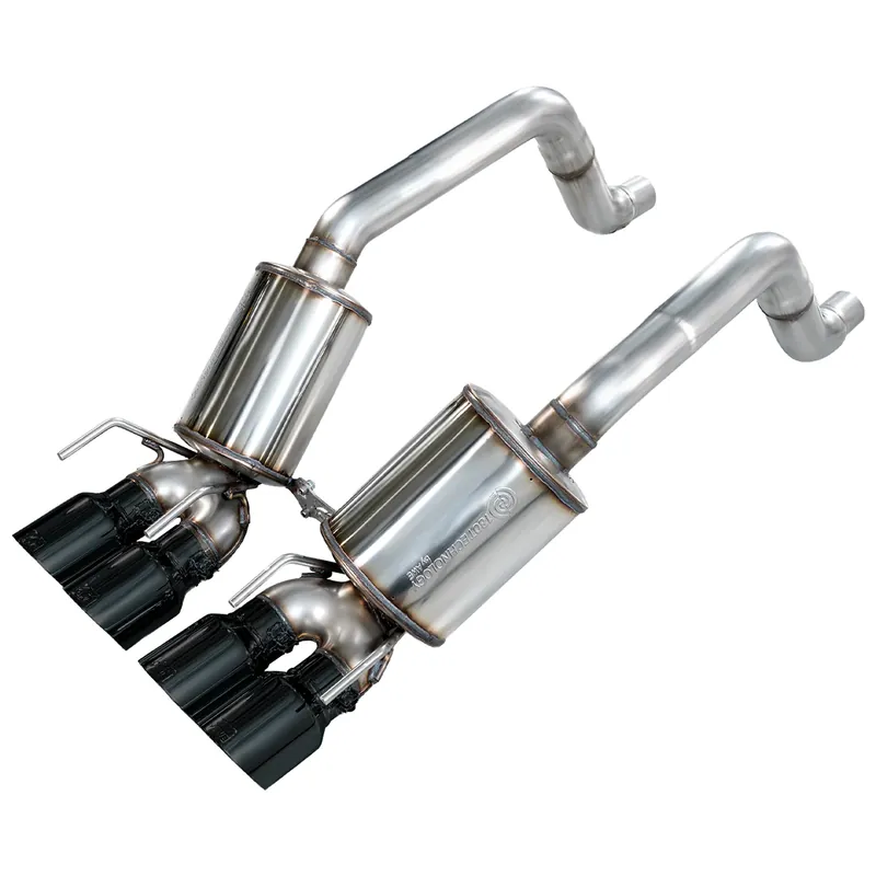 AWE Touring Edition Axle-Back Exhaust w/ 4.5" Quad Diamond Black Tips :: 2005-2008 C6 Corvette Base & Z51 Same Day Shipping