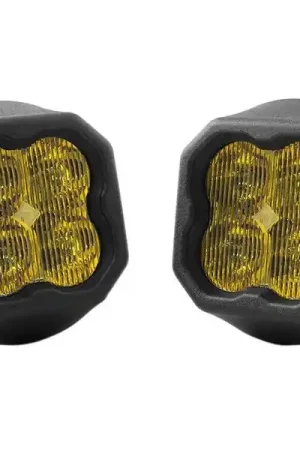 Diode Dynamics SS3 Pro LED Fog Light Kit, Yellow SAE/DOT Fog :: 2014-2015 GMC Sierra 1500 Top Pick