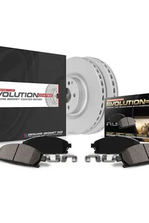 Viral PowerStop Z17 Evolution Plus Geomet Coated Brake Kit, Rear :: 2010-2015 Camaro V6 & 2008-2013 Cadillac CTS