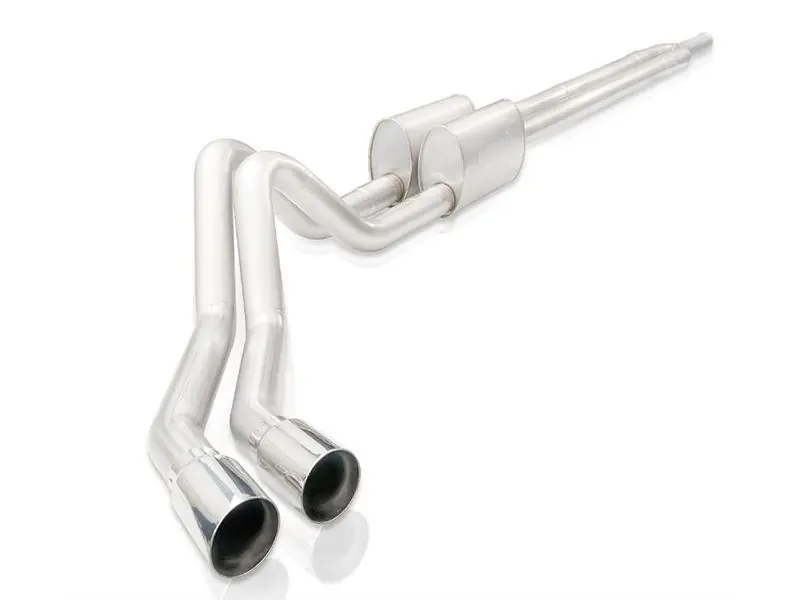 Factory Price Stainless Works Redline Cat-Back Dual Exhaust, Factory Connect, Exits Behind Rear Tire :: 2019-2026 Silverado & GMC Sierra 1500 5.3L