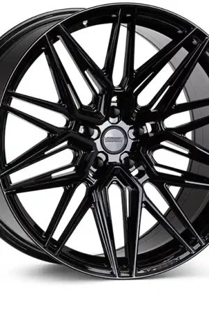 Vossen HF-7 Hybrid Forged Rear Wheel, Gloss Black, Deep Face, 20x10.5 +45 :: 2015-2026 Mustang Original