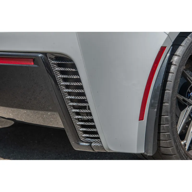 New Release C7 Corvette Rear Diffuser Vent, Carbon Fiber :: 2015-2019 Corvette Z06, Grand Sport & ZR1