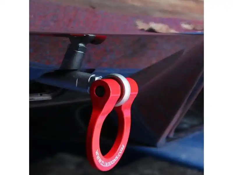 Budget ZL1 Addons Rear Premium Tow Hook, Red :: 2014-2025 Corvette