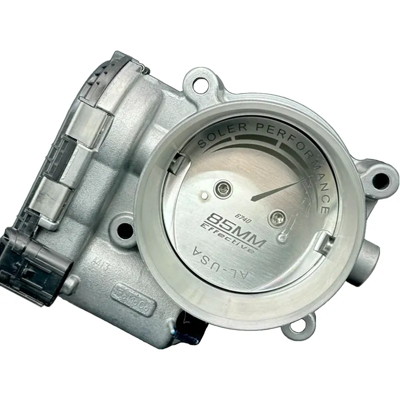 Best Seller Soler Performance Ported Throttle Body, 80mm (85mm Eff.) :: 2015-2017 Ford Mustang GT