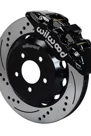 Wilwood AERO6 Front Big Brake Kit, Black 6 Piston Calipers, 15" Drilled & Slotted Rotors :: 2016-2019 Camaro Latest