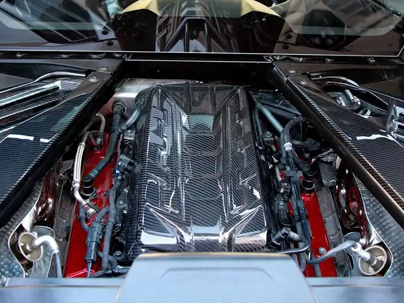 Premium APR Engine Plenum Cover, Carbon Fiber :: 2020-2026 C8 Corvette