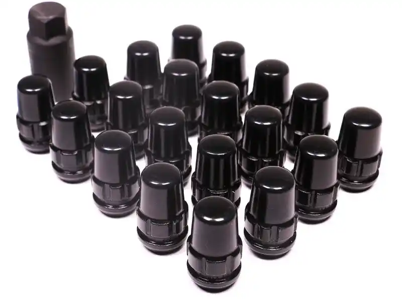 Gorilla Acorn Style Locking Lug Nuts, 14mm x 1.5, Black :: While Supplies Last