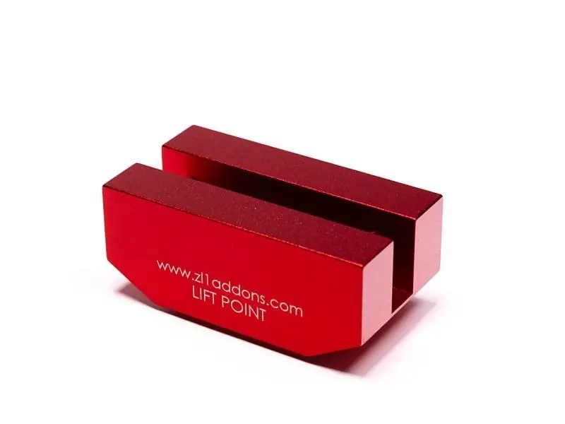 Luxury ZL1 Addons Lift Pads, Red :: 2010-2015 Camaro