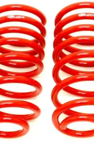 New Release BMR 1.4" Drop Rear Lowering Springs, Red :: 2010-2015 Camaro SS & ZL1